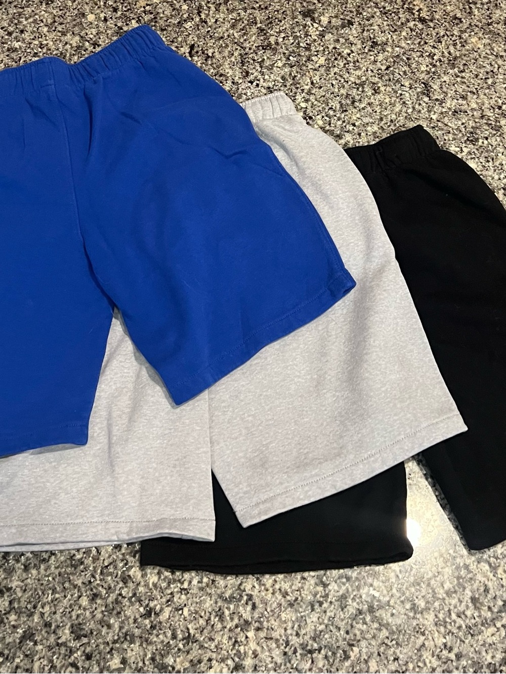 Old Navy Boys 3-Pack Pull-On Shorts — Black, Gray & Blue - Picture 3 of 8